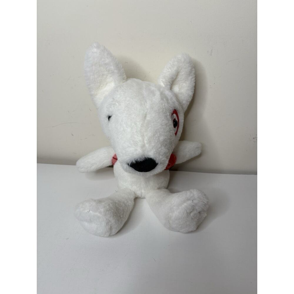 Target Exclusive 14” Bullseye Plush Dog Exclusive 2023 with Plaid Backpack